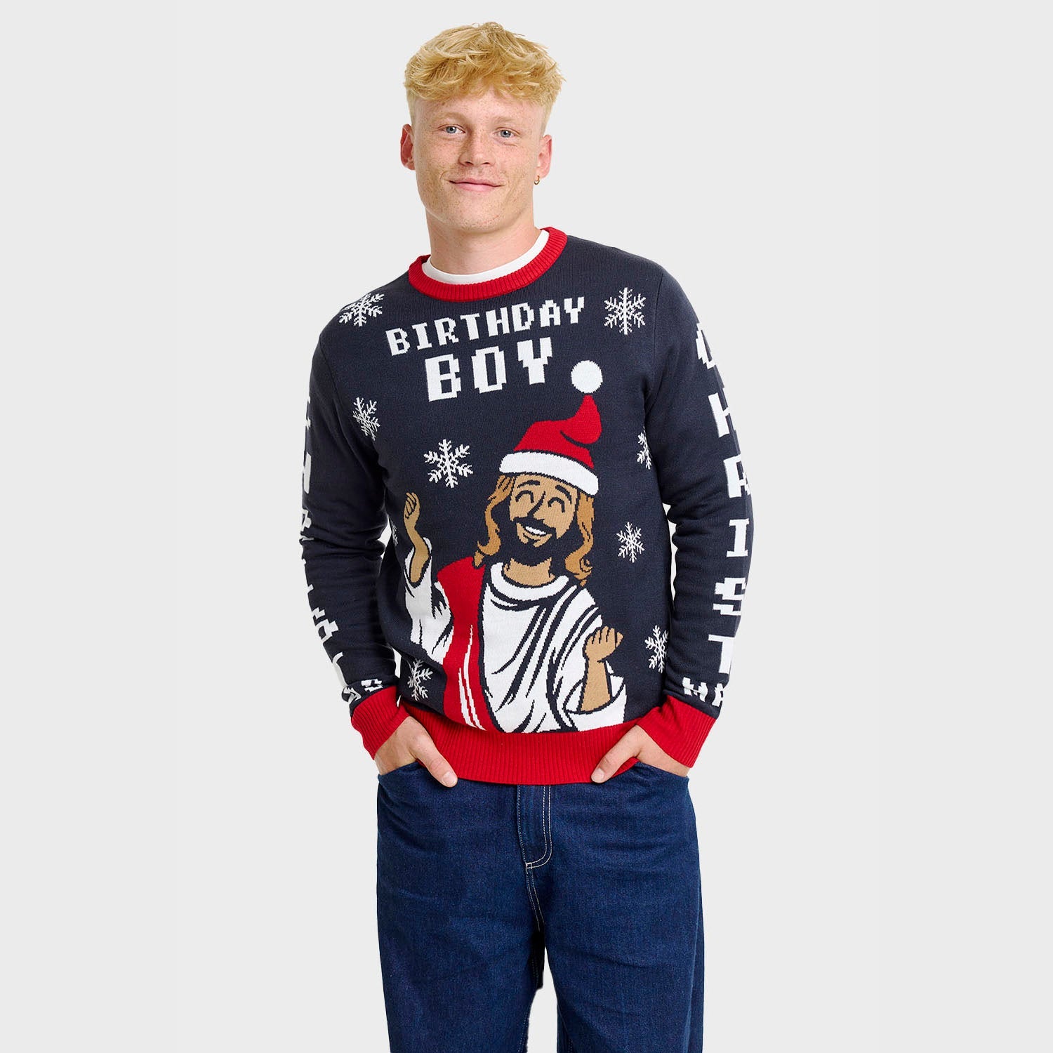 The Birthday Boy Christmas Sweater β Men